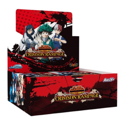 Crimson Rampage My Hero Academia CCG Series 2 Sealed CASE of 6 Boxes