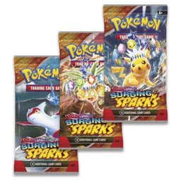 Surging Sparks Zapdos Promo Pokemon Scarlet & Violet TCG Booster 3-Pack