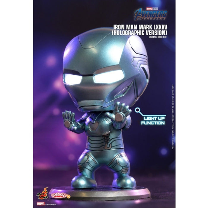 Iron Man Mark LXXXV Holographic Avengers Endgame Cosbaby Hot Toys Bobble Head