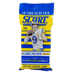 2022 Panini Score Football Jumbo Value Fat Pack
