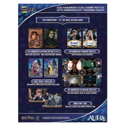 2026 Kakawow Aura Harry Potter 25th Anniversary Trading Cards Hobby Box