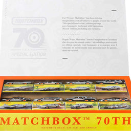 Matchbox Collector 70th Anniversary Bundle Set (8 Die-Cast 1:64 Scale Cars)