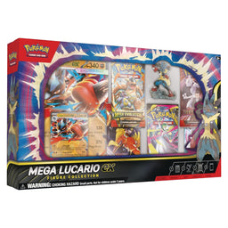 Mega Lucario ex Mega Evolution Pokemon TCG Premium Figure Collection