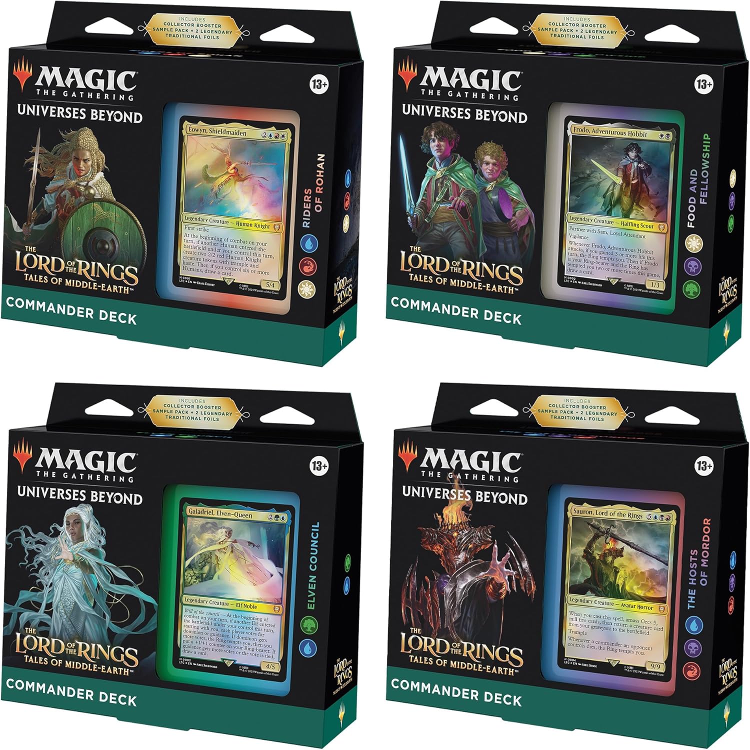 Lord of the Rings Tales of Middle-Earth UB MTG Commander Decks - Set o toynadoalley.com Lord of the Rings Tales of Middle-Earth UB MTG Commander Decks - Set o toynadoalley.com