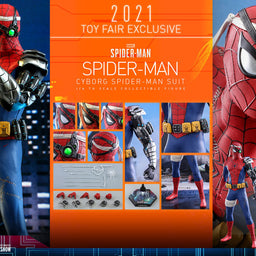 Spider-Man Cyborg Suit VGM Edition 1/6 Scale Hot Toys Exclusive Figure