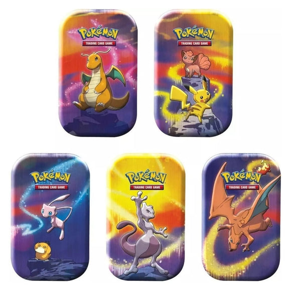 Kanto Power Pokemon Sealed Mini Tins (Set of 5)