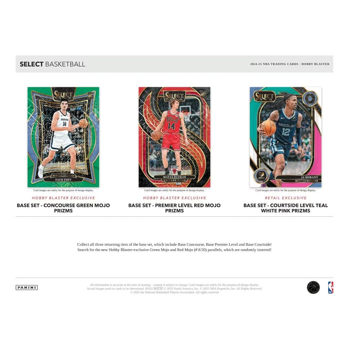 2024–25 Panini Select Basketball Blaster Box