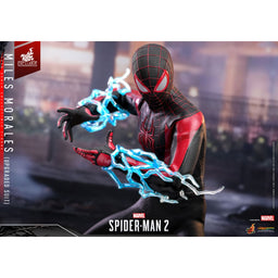 Miles Morales Upgraded Suit Spider-Man 2 Hot Toys 1/6 Scale Exclusive Figure