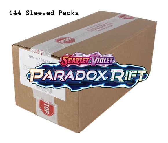 Paradox Rift Pokemon Scarlet & Violet Sleeved Booster 144 Pack Master Case