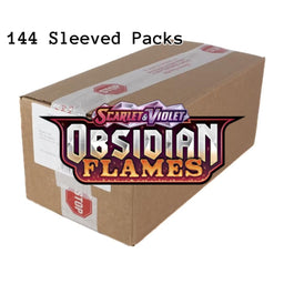 Obsidian Flames Pokemon Scarlet & Violet Sleeved Booster 144 Pack Master Case