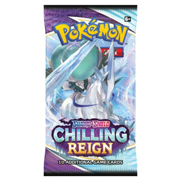 3x Packs, Chilling Reign Pokemon TCG Booster (Pack Art Varies)