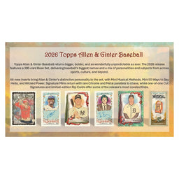 2026 Topps Allen & Ginter Baseball Hobby Box