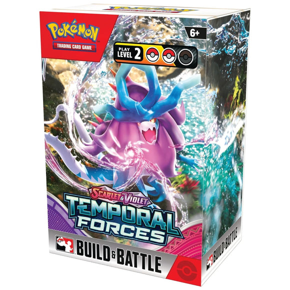 Temporal Forces Scarlet and Violet Pokemon TCG Build & Battle Box