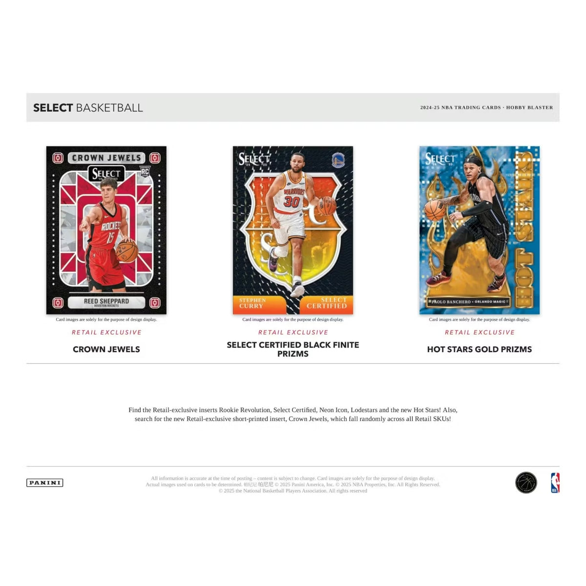 2024–25 Panini Select Basketball Blaster Box