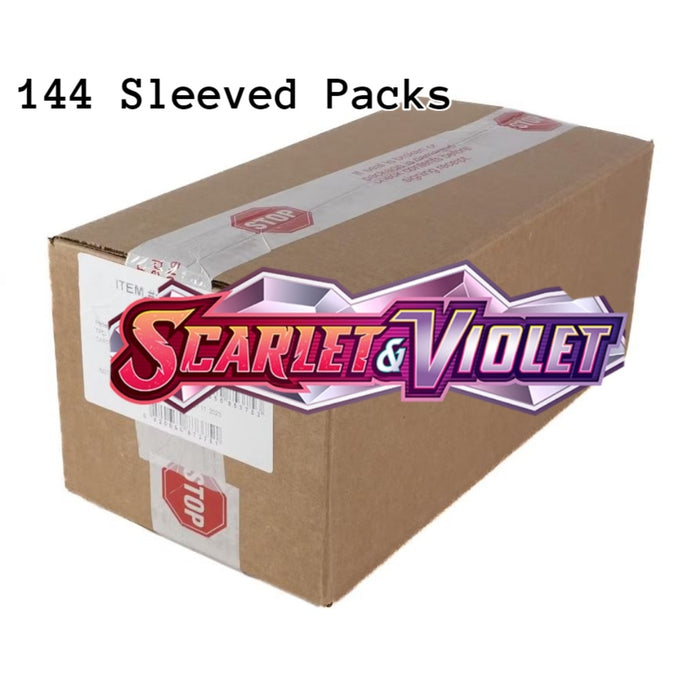 Scarlet & Violet Pokemon Base Sleeved Booster 144 Pack Master Case