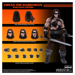 Conan The Barbarian (1982) War Paint Edition Mezco One:12 Collective Figure