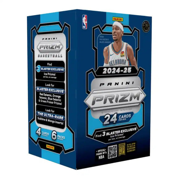 monopoly panini prizm: 2024-25 nba basketball trading cards booster box 2024-25 Panini Prizm Basketball Hobby Blaster Box