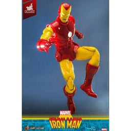 Iron Man Classic Comic Masterpiece Diecast 1/6 Scale Hot Toys Exclusive Figure