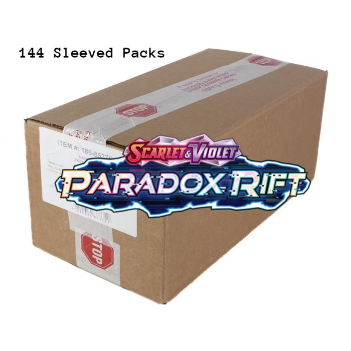 Paradox Rift Pokemon Scarlet & Violet Sleeved Booster 144 Pack Master Case