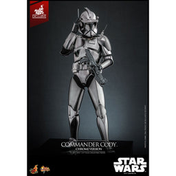 Commander Cody (Chrome) Star Wars ROTS MMS Fully Poseable Exclusive Hot Toys