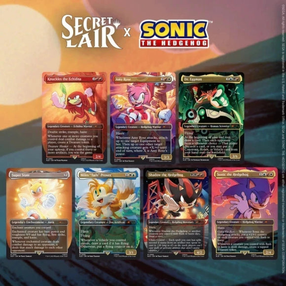 Secret Lair x Sonic The Hedgehog: Friends & Foes Magic The Gathering (Non-Foil)