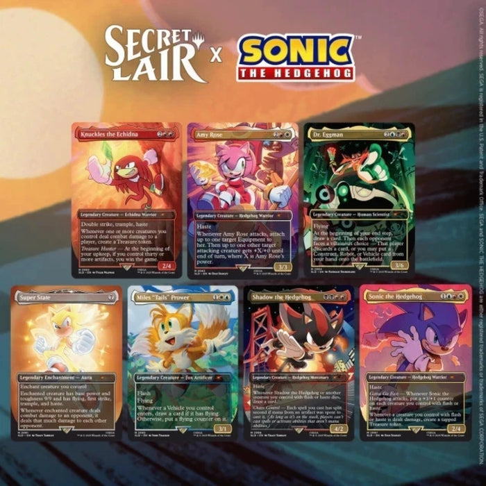Secret Lair x Sonic The Hedgehog: Friends & Foes Magic The Gathering (Non-Foil)