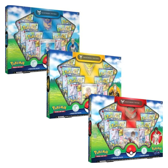 Pokemon GO Pokemon TCG Special Collection Team Box (Set of 3)