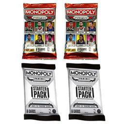 2022-23 Panini PRIZM NBA Edition Monopoly + Starter Packs (2 of Each, 4 Total)