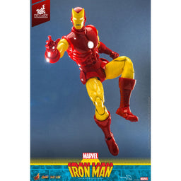 Iron Man Classic Comic Masterpiece Diecast 1/6 Scale Hot Toys Exclusive Figure