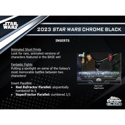 2023 Topps Star Wars Chrome Black Hobby Box