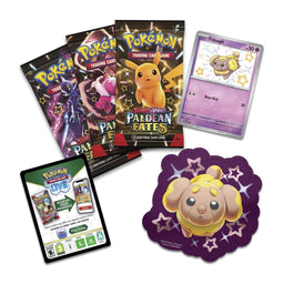 Paldean Fates Shiny Fidough Pokemon S&V Tech Sticker Collection 3-Pack