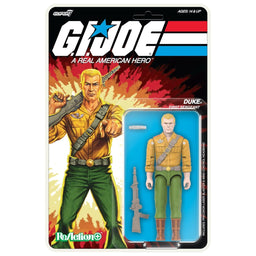 Duke (Cartoon) GI Joe Super7 Reaction+ Figure