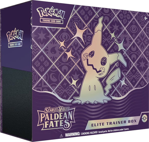 Paldean Fates Pokemon Scarlet & Violet TCG Elite Trainer Box