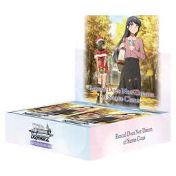 Rascal Does Not Dream of Santa Claus Weiss Schwarz Booster Display