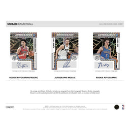 2021-22 Panini Mosaic Basketball Hobby 12 Box Sealed Case
