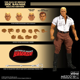 Doc Savage The Man of Bronze Mezco One:12 Collective Deluxe Edition Figure