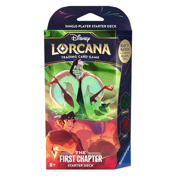 Ruby & Emerald Disney Lorcana The First Chapter TCG Starter Deck