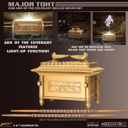 Major Toht and Ark of the Covenant One:12 Collective Mezco Toyz Deluxe Boxed Set