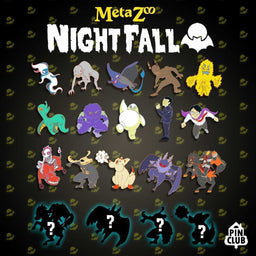 Nightfall MetaZoo Pin Club Blind Box (2nd Wave) 10x Pin Case