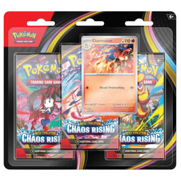 Chaos Rising Mega Evolution Charmeleon Promo Pokemon Booster 3-Pack