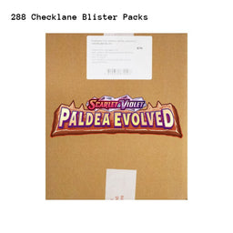 Paldea Evolved Scarlet & Violet Checklane Blister 288 Pack Master Carton