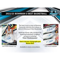 2022-23 Bowman University's Best Basketball Hobby Box