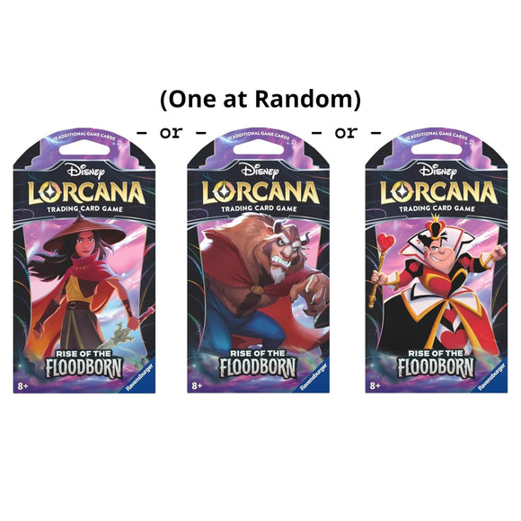 Rise of The Floodborn Disney Lorcana TCG Sleeved Booster Pack