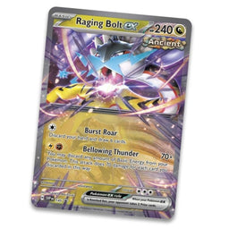 Raging Bolt ex Paradox Destinies Scarlet & Violet Pokemon Tin