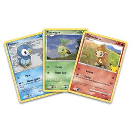 Piplup, Turtwig & Chimchar Sinnoh Pokemon First Partner Set of 3 Oversized Cards
