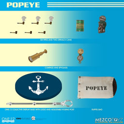 Popeye One:12 Collective Mezco Toyz Action Figure