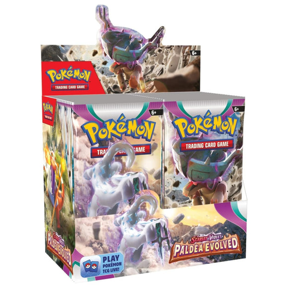 Paldea Evolved Scarlet & Violet Pokemon TCG Booster Box