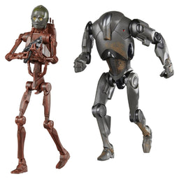 C-3PO on Battle Droid and Super Battle Droid Star Wars AOTC Black Series Figures