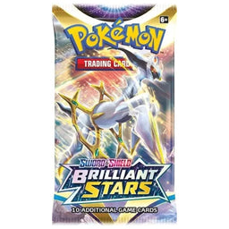 3x Packs, Brilliant Stars Pokemon TCG Booster (Pack Art Varies)