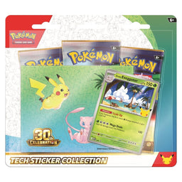 Alolan Exeggutor Pokemon 30th Celebration Tech Sticker Collection